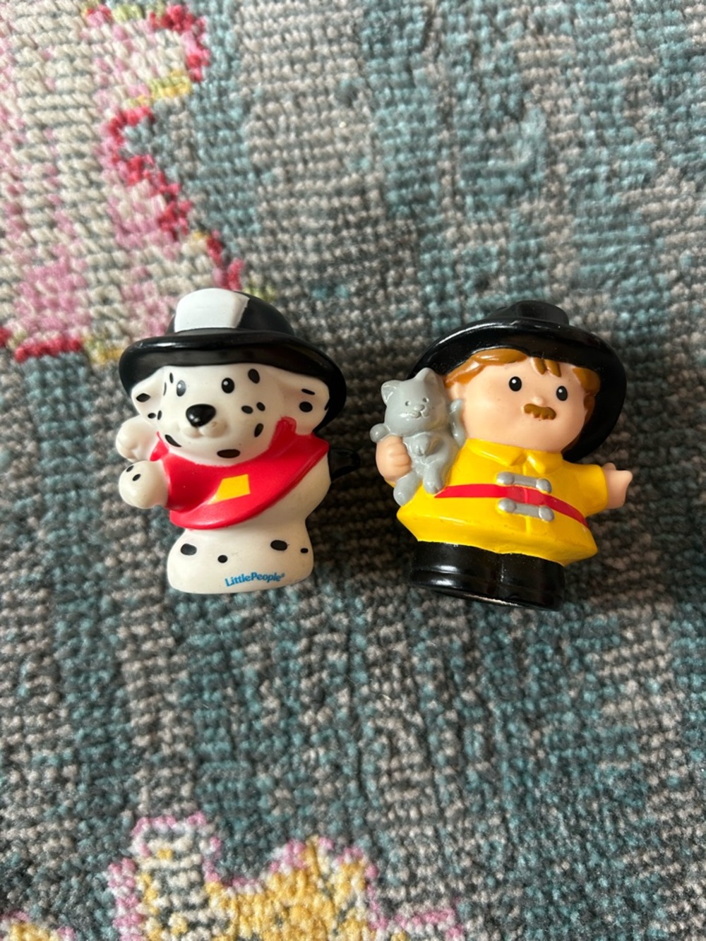 Little People 2001 fireman and Dalmatian vintage